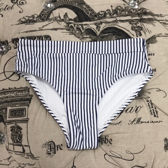 Habitual Kids Girls' Skye Striped Banded Bikini Bottom - Picture 2 of 5